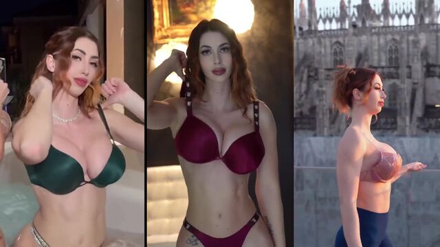 Big titty bounce with the stunning Eva Menta