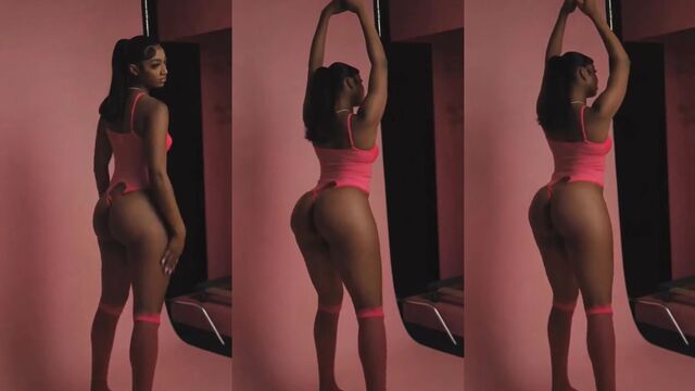 Angel Reese’s fake ass gets pounded hard in this ebony basketball-themed scene