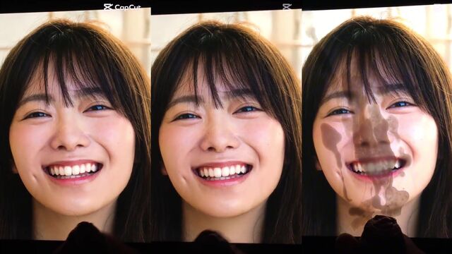 Bukkake Idol: Sakurazaka46’s Tanemura Hina’s Cum Covered Face