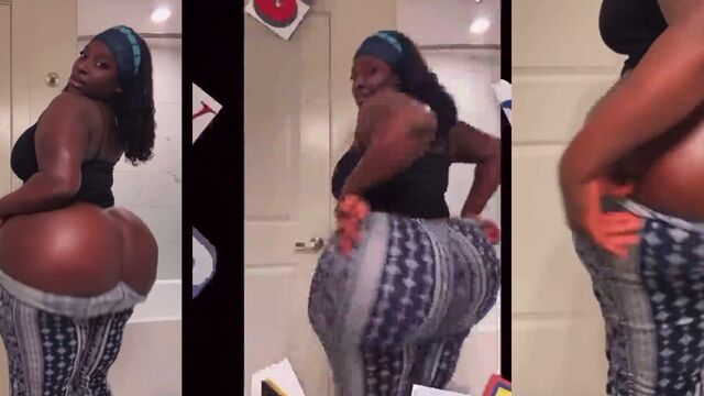 A juicy black ass is shaken with intensity in this hot scene