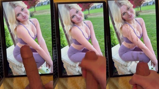 Hot teen Giada Ryann gets a cum tribute in a steamy video