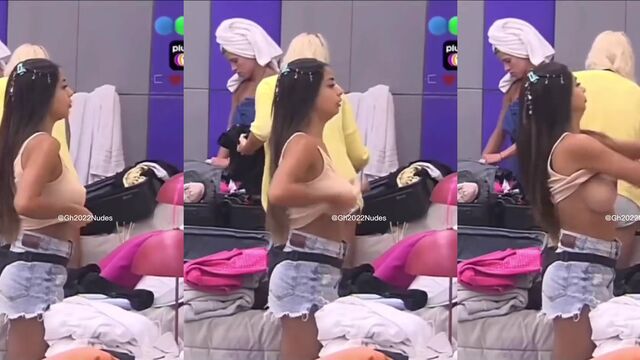 The famous Argentine influencer has big tits and ass