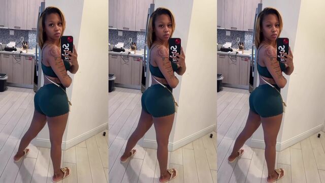 Yellowbone slimthick gets juicy ass pounded by BBC in doggystyle