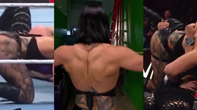 Celebrity wrestlers show off their sexy boobs and ass
