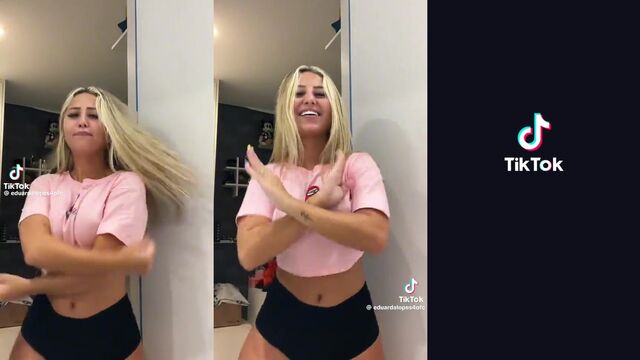 Duda Lopes and Eduarda Lopes in hot Brazilian threesome action