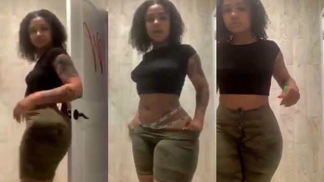 I love watching the big ass of my ebony stepsister in action