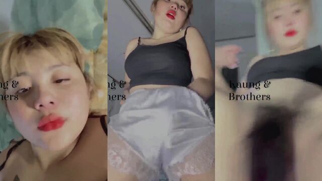 Happy fuck with a tattooed Asian slut who loves to show off her boobs
