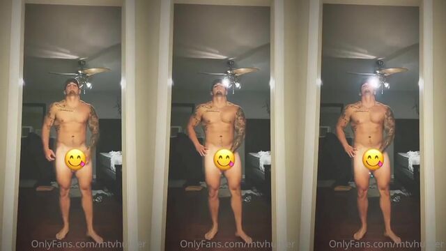 Hunter Barfield's nude body is perfect for the challenge