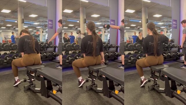 Gym rat Melani Perez gets fucked hard after her workout