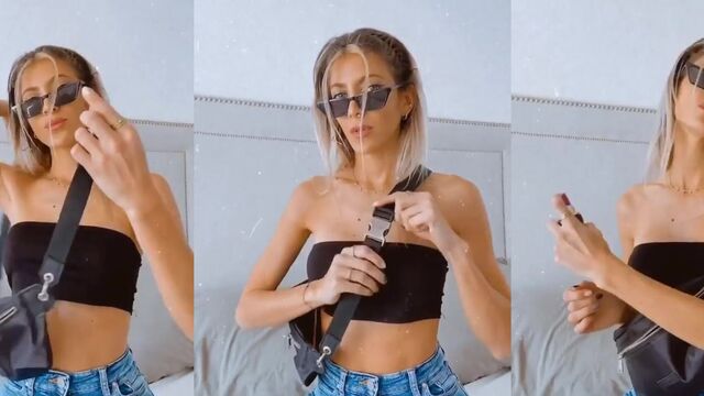 Hot Latina model Cande Ruggeri enjoys intense action