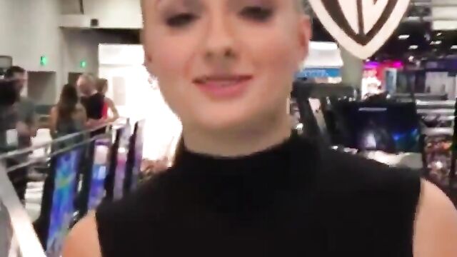 Hot actress Sophie Turner gets her tight asshole humiliated on camera