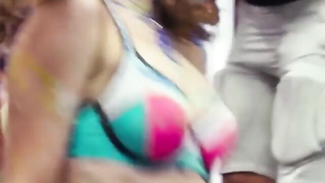 Joy King gets his dick sucked by a cute and perky girl