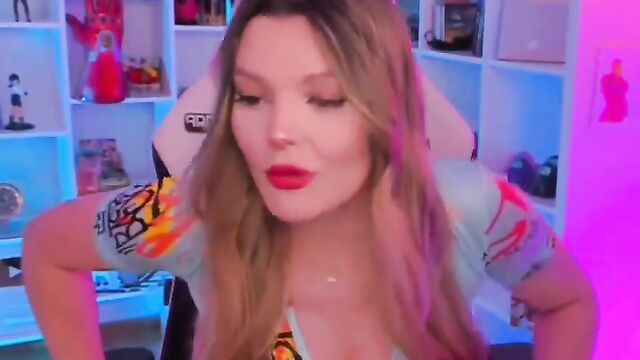 Hot Spanish streamer with huge boobs gets fucked hard