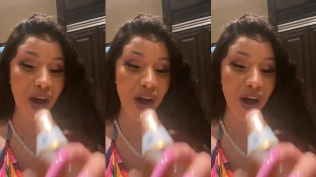 Cardi B and Doja Cat enjoy a phat ass treat