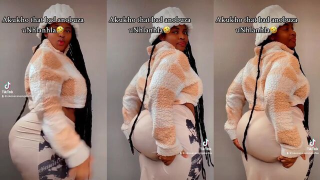 Thick black BBW shakes big ass and boobs during sex