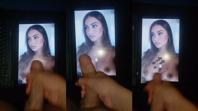 Gabi Moura gets her pussy filled with cock and cum early in the morning