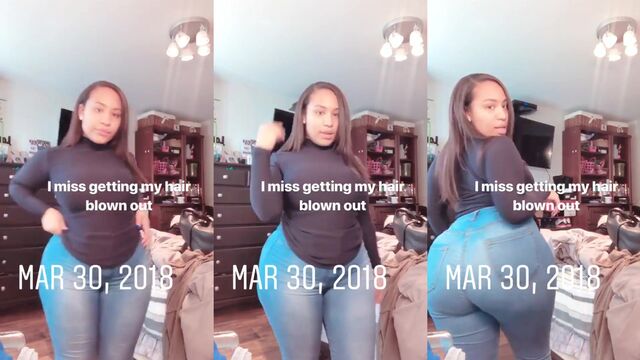 Juicy Dominican BBW gets fucked hard on Instagram