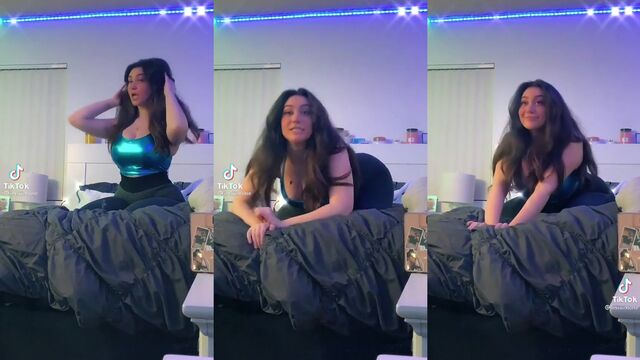 A TikTok star shows her PAWG body in a steamy video, gaining millions of views