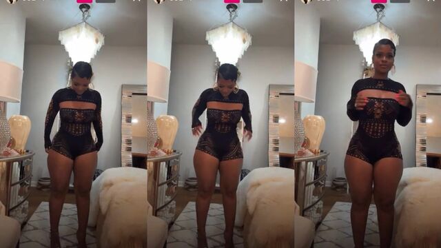 Empress Gigi shows off her thick and juicy ass