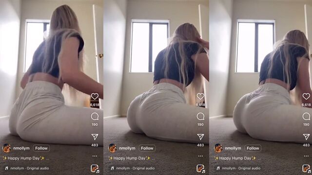 Hot twerking action with a sexy chick that will make you wanna bang her