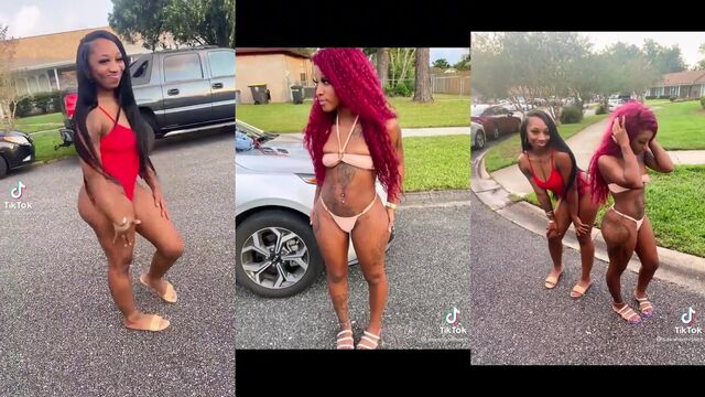Thick Ebony women enjoying intense backshots in this adult pictures gallery