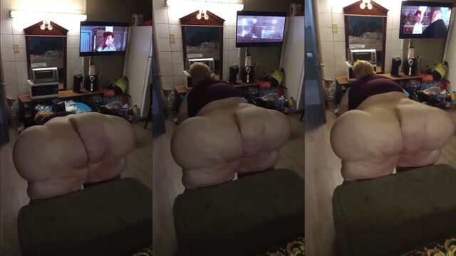 I shake my big ass for the camera, showcasing my phatass