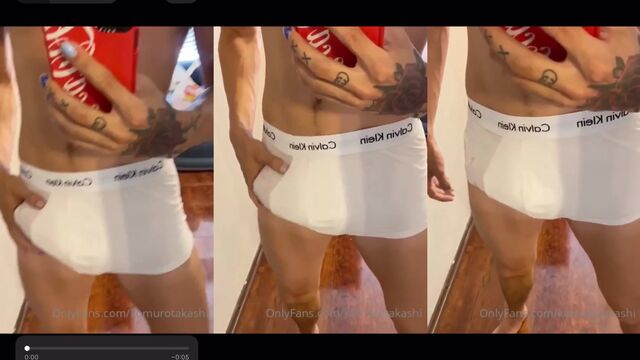 TikTok gay content creator Aaron Fuller shows his nude body