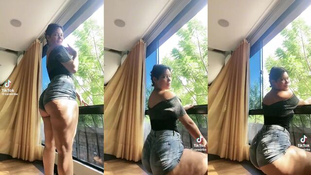 Big ass Latina gets fucked hard in doggystyle