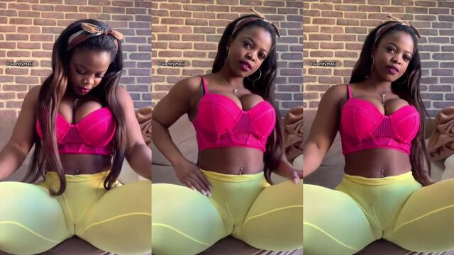 Morena Wendy Mesi shows her big ass in a sexy TikTok video