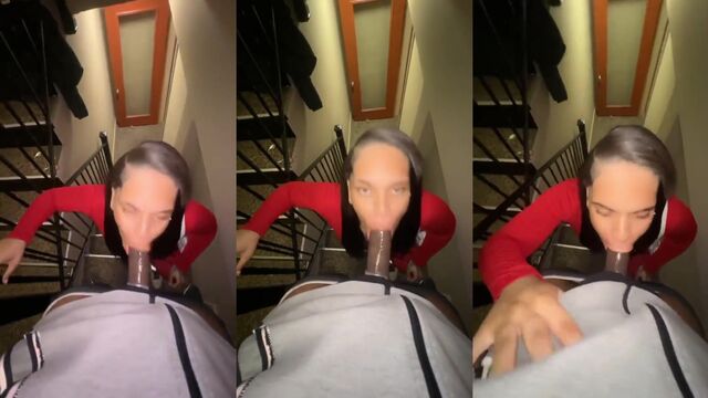 Ebonytrans beauty gets her pussy railed by a huge dick