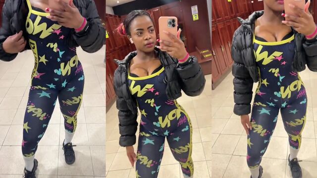 Morena Wendy Mesi shows her big ass in a sexy TikTok video