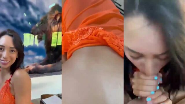 Cute brunette Veronica with perfect boobs and awesome skills