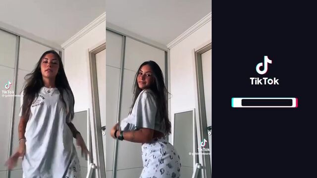 A hot slut shows off her big boobs on Instagram and gets fucked hard