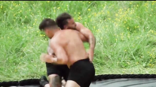 Cory Wharton gets his cock sucked by a stunning brunette