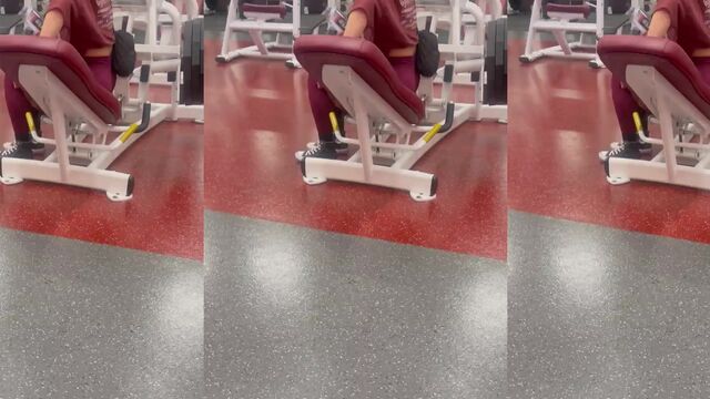 I came to the gym and a girl stretched me in front of everyone