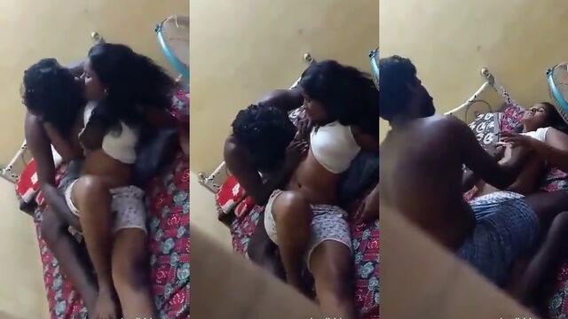 Desi wife gets her wish of a threesome with husband's friend
