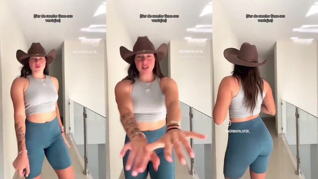 Famous Mexican soccer player Norma Palafox's big ass