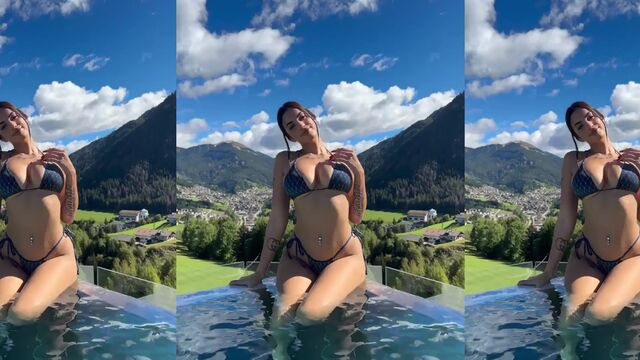 Italian babe is a total slut and whore on Instagram Reels