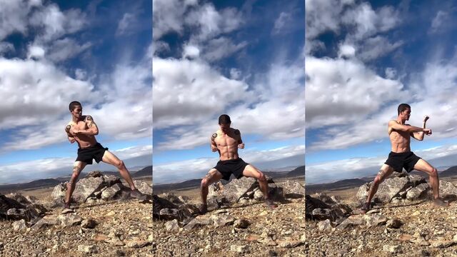 Booboo Stewart shows off his huge dick and muscles in this hot video