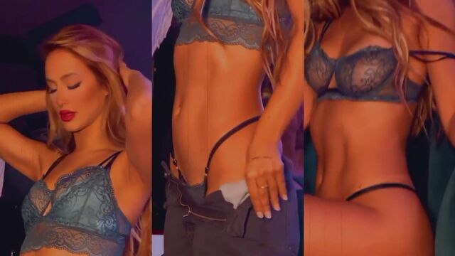 Hot and sexy Argentine star Florvigna in a sensual dance