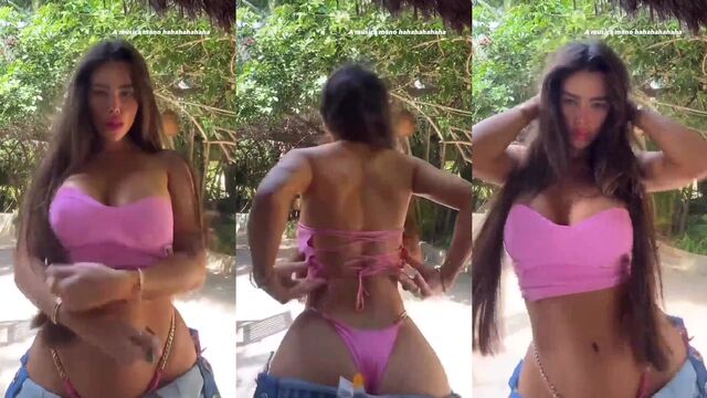 Big ass Brazilian beauty Bianca Anchieta getting fucked on cam show