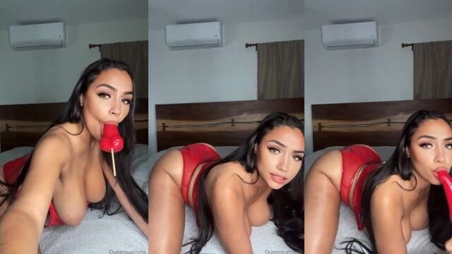 Hot Latina with big boobs does a nasty twerking video