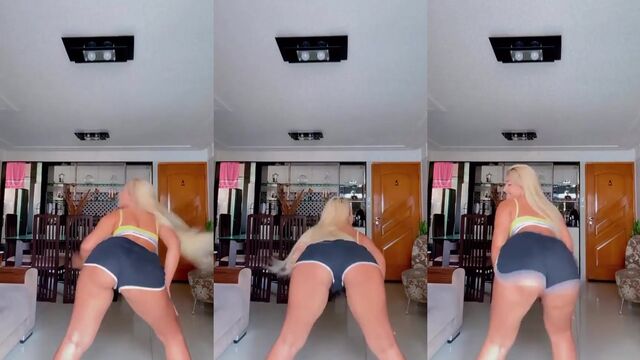 Famosinha Taynara cavala no rabo, rebolando com fúria!