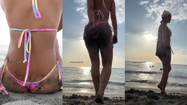 Colombian girl Anna Arango shakes her ass on TikTok