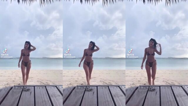 Cami Mayan is a well-known Argentine influencer with big ass