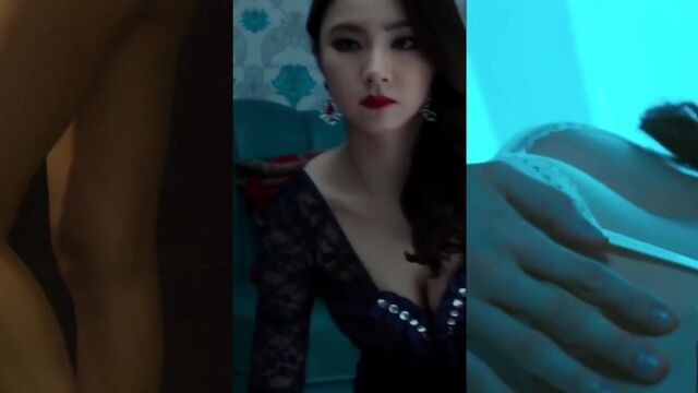 Petite Korean slut gets her tight pussy fucked hard in this hot scene