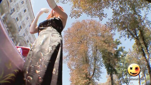 Lidiya Krasnoruzheva gets her ENF suit soaked in Ukraine