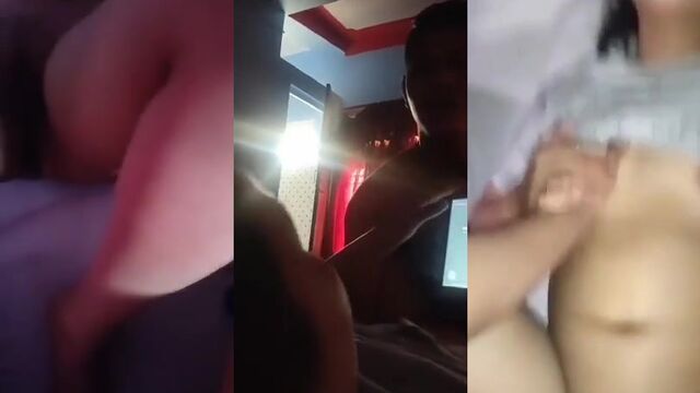 Nepali babe gets her pussy railed in both holes, damn hot!