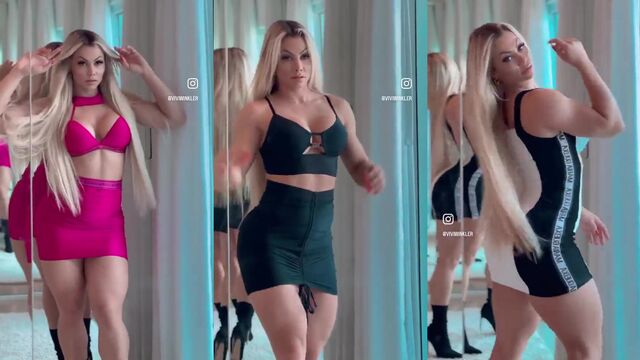 Fit German mommy Vivi Winkler shows off her amazing body and skills