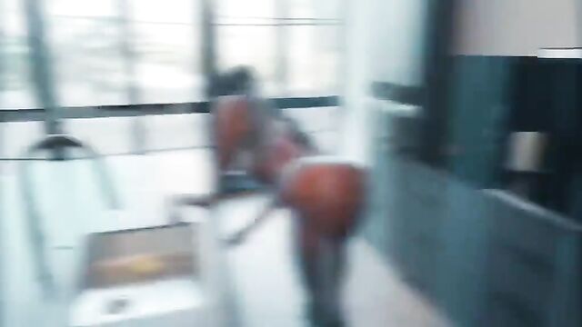 Phat ebony ass riding big black dick is pure fire!